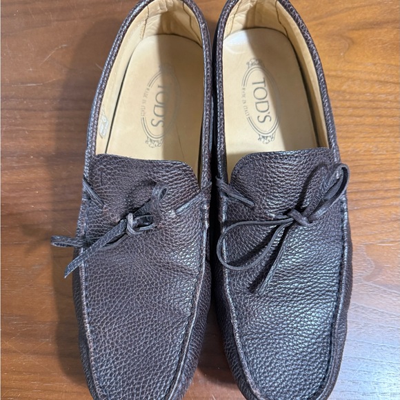 Tod\'s Gommino Leather Lace-up Driving Shoes NWT main image 5
